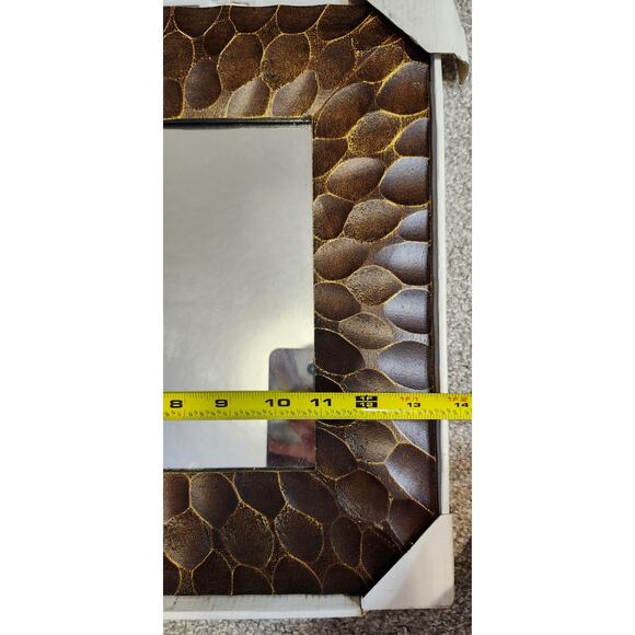 Tribal Mirrors Home or Office Rustic Décor in the Box 13 in x 13 in - Set of 2 - Picture 3 of 7